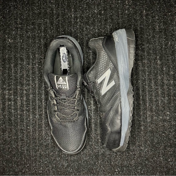 New Balance Shoes New Balance Mens 589 Esd Composite Toe Work Shoes Mid589g Blackgray 15